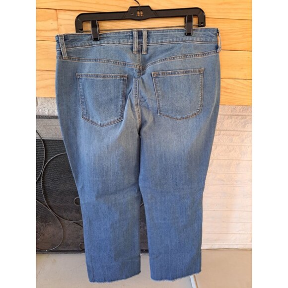 NEW Sonoma Cropped Boot Jeans 16R High Rise Straight Button Fly  Denim Women's - Picture 5 of 9